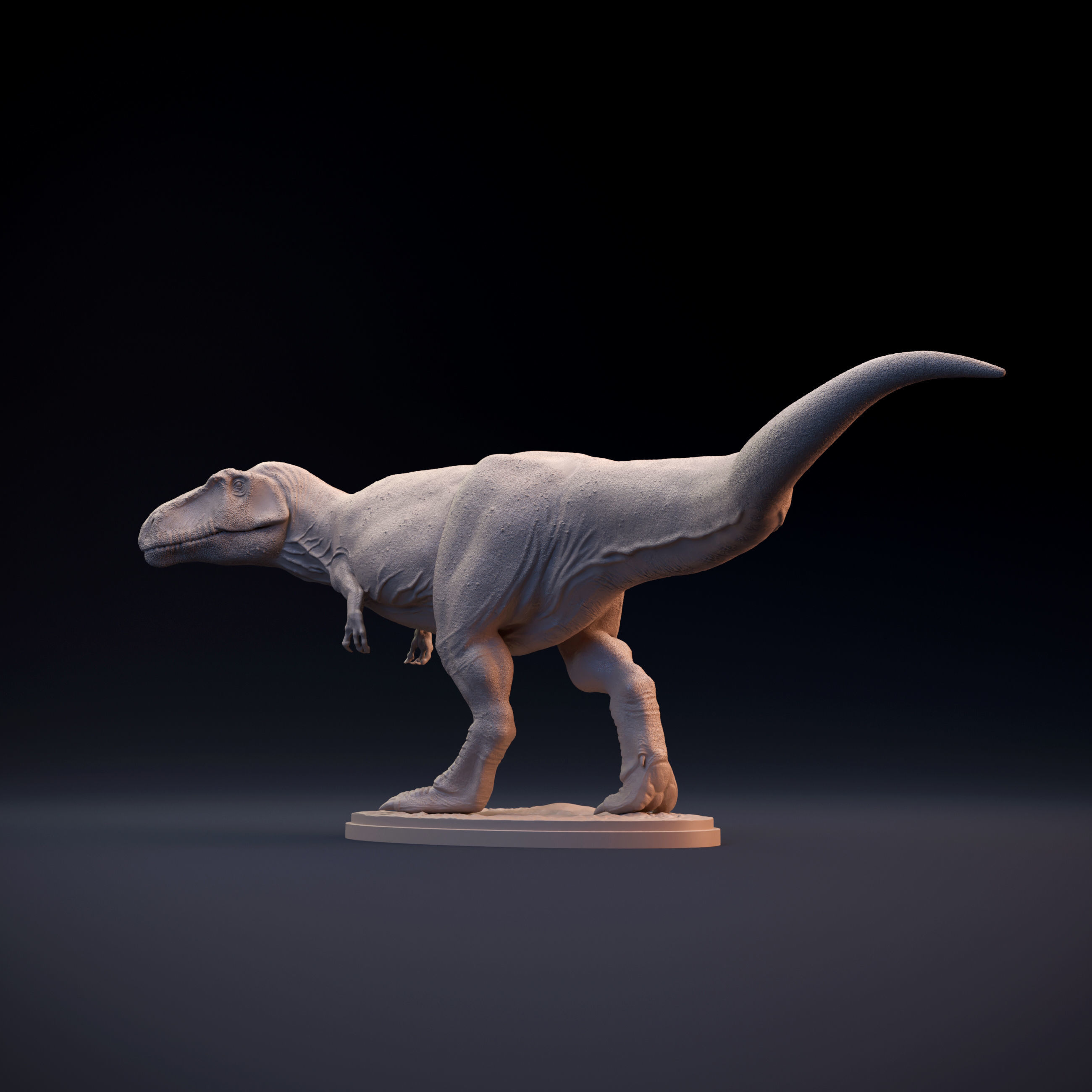 Giganotosaurus walking  3D print model_5