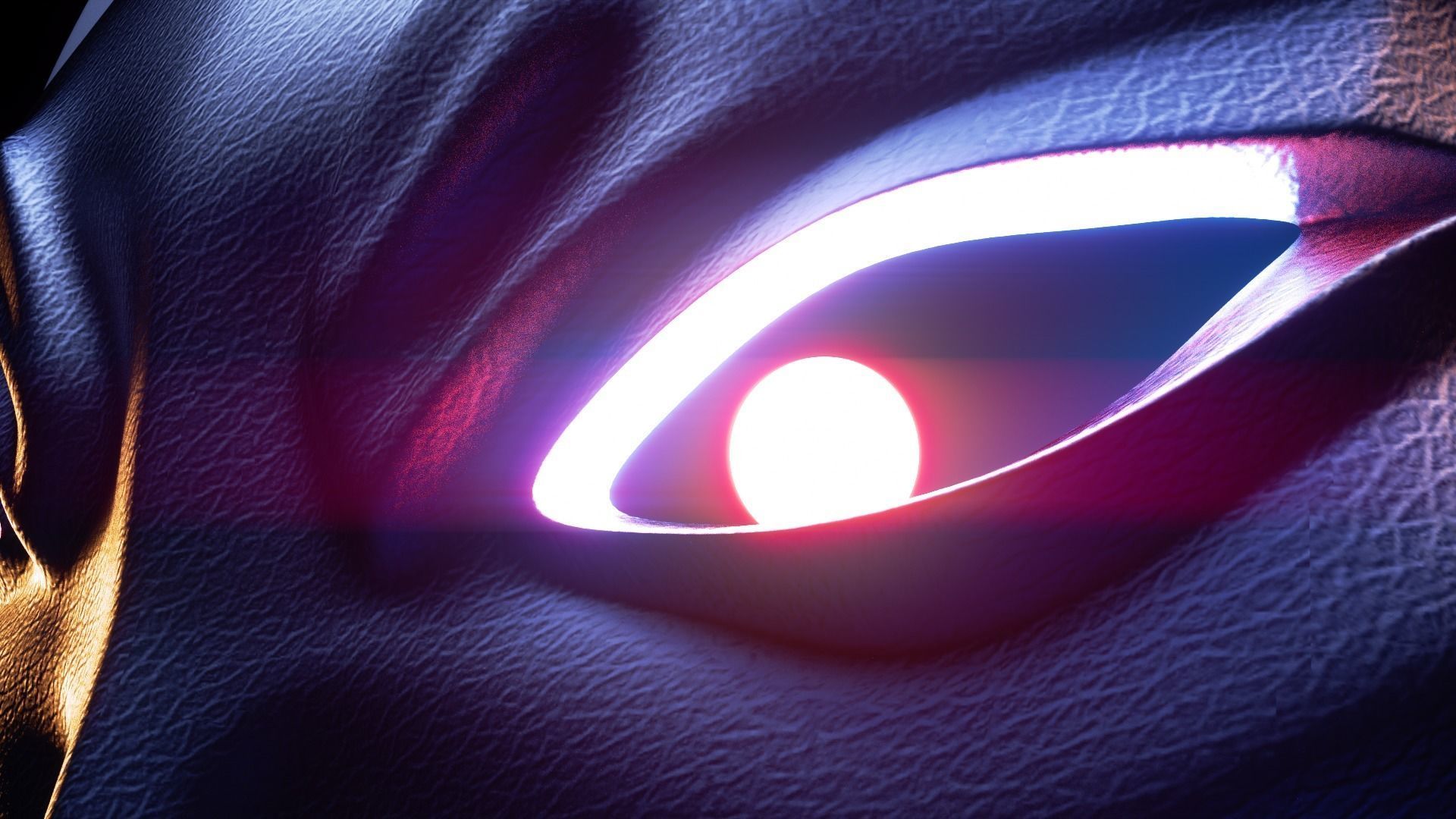 japanese yokai mask 2 Low-poly 3D model_6