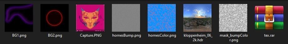 japanese yokai mask 2 Low-poly 3D model_22