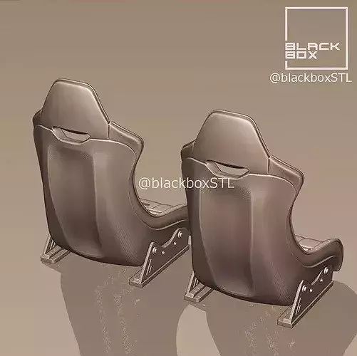 SPORT SEAT BB01 FOR DIECAST AND MODELKITS 1-24th 3D print model 5