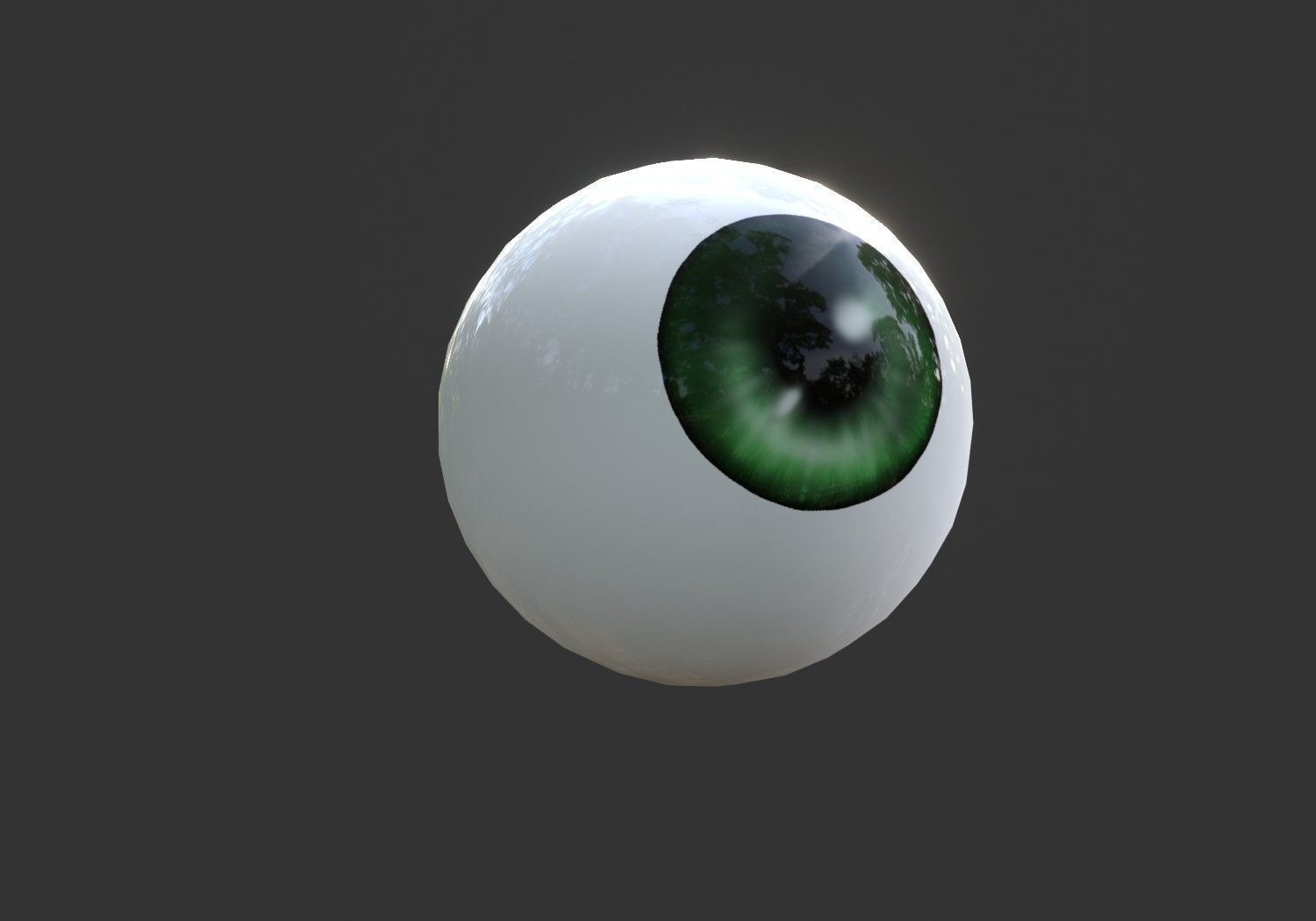 12 eyeballs pair pack Low-poly 3D model_15