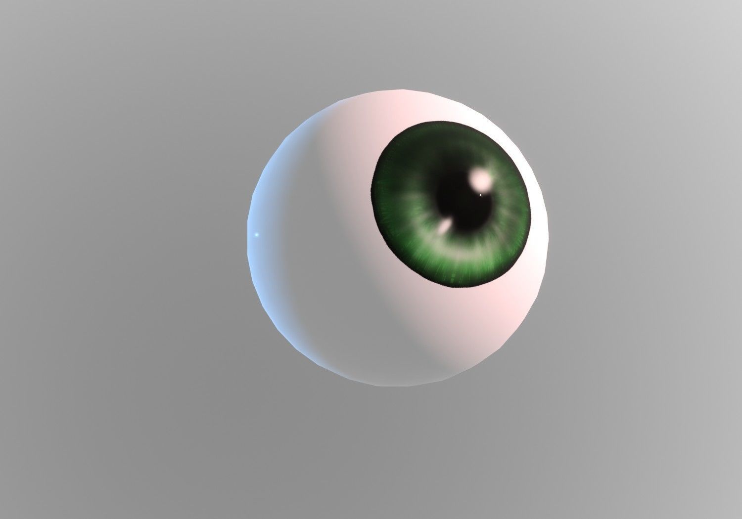 12 eyeballs pair pack Low-poly 3D model_7