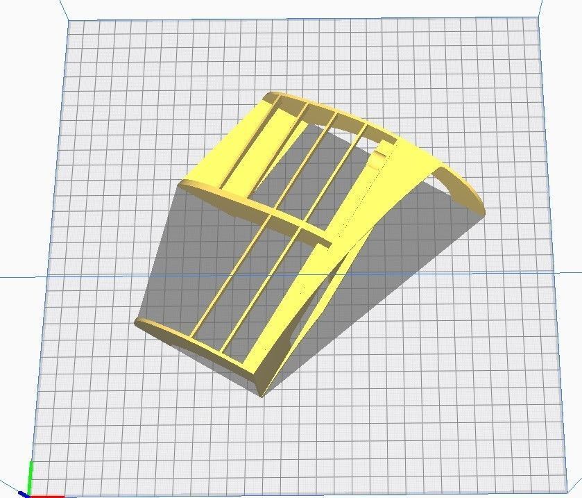 HellCat V3 RC Ready Aircraft 1000MM 3D print model_29