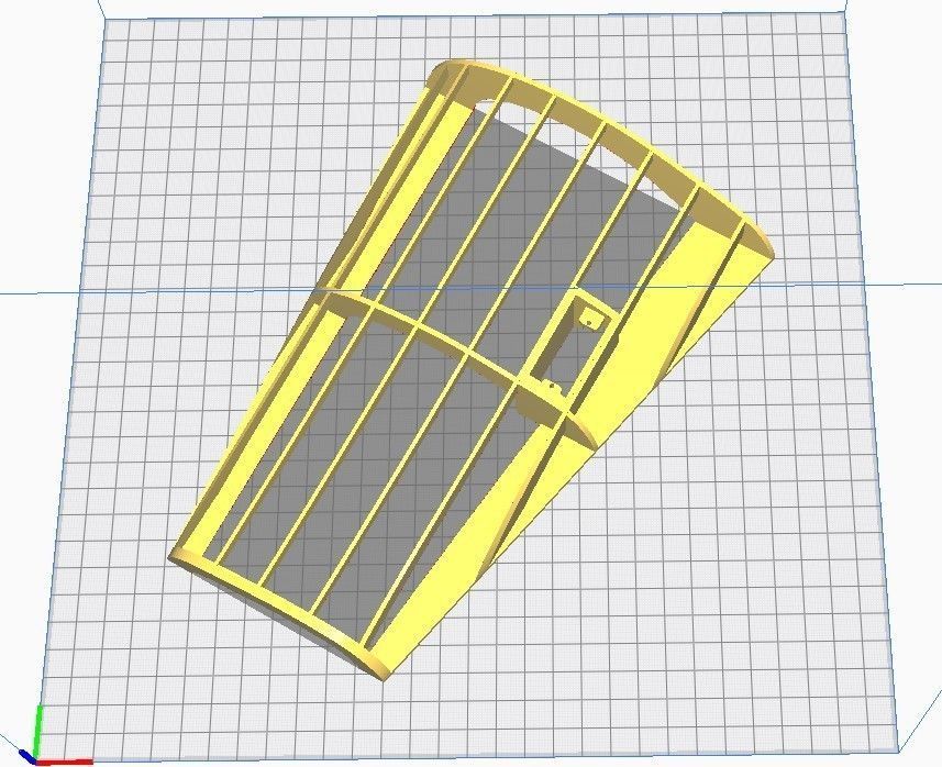 HellCat V3 RC Ready Aircraft 1000MM 3D print model_30