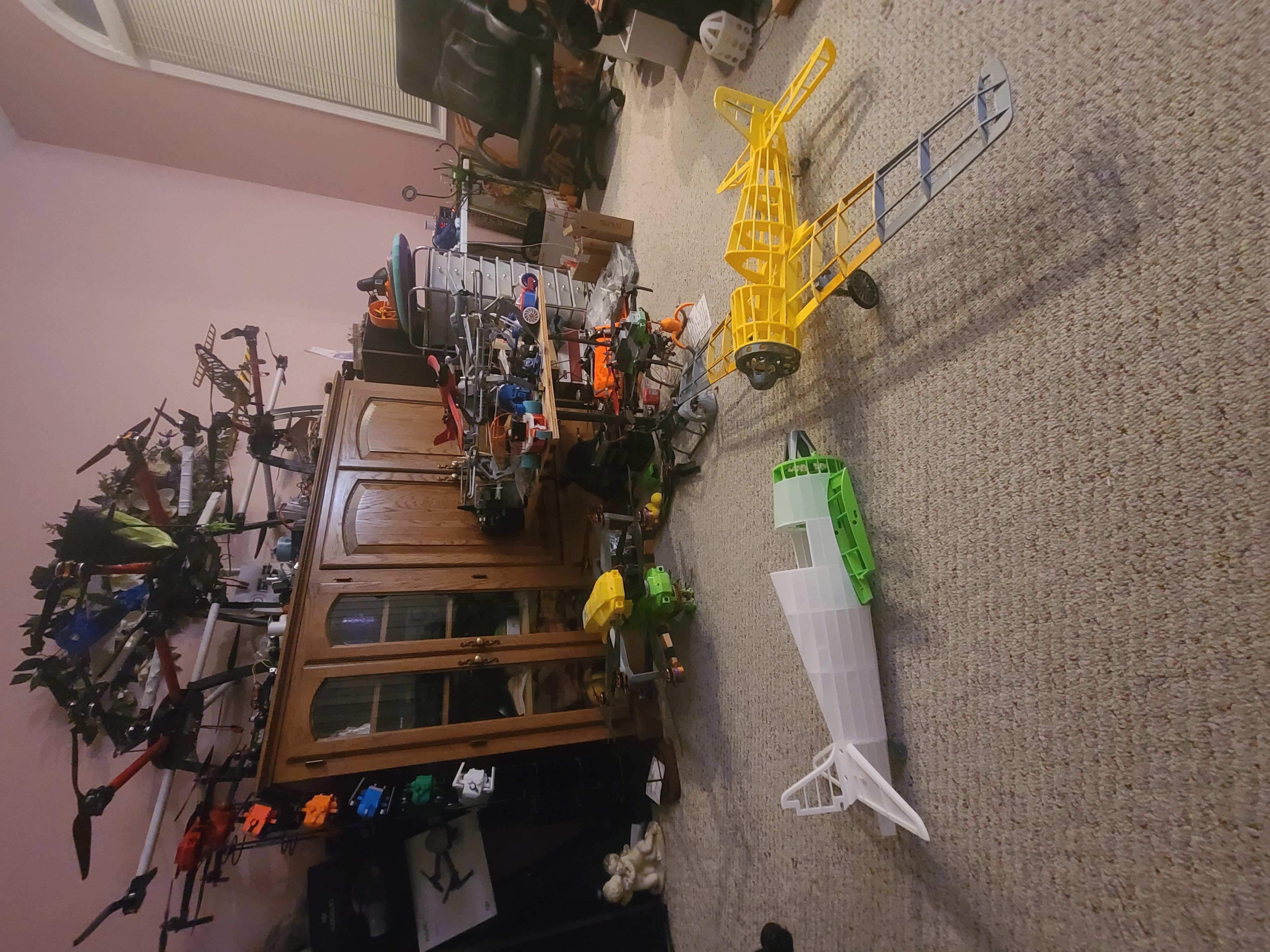 HellCat V3 RC Ready Aircraft 1000MM 3D print model_18