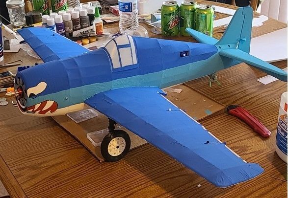 HellCat V3 RC Ready Aircraft 1000MM 3D print model_22
