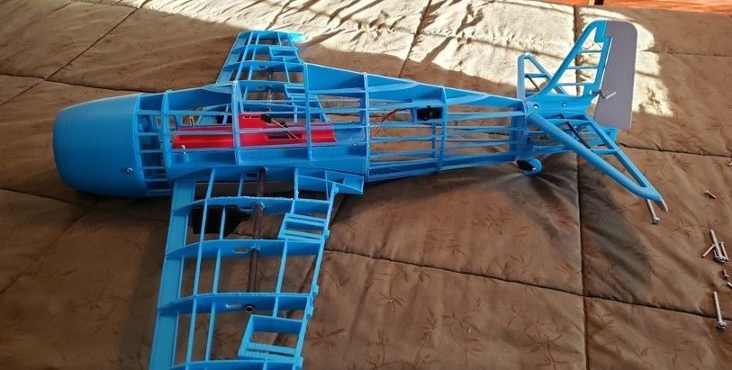 HellCat V3 RC Ready Aircraft 1000MM 3D print model_8