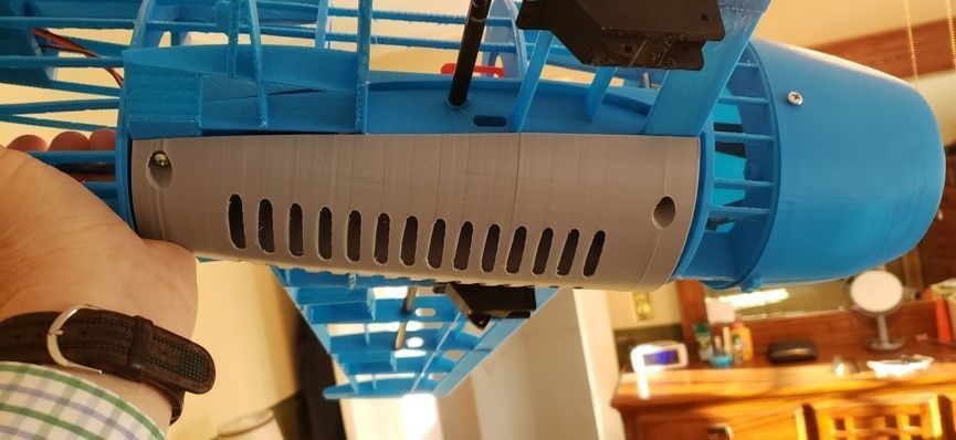 HellCat V3 RC Ready Aircraft 1000MM 3D print model_15