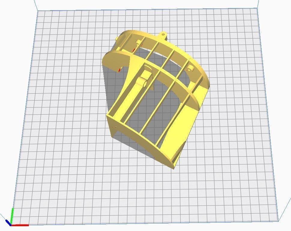 HellCat V3 RC Ready Aircraft 1000MM 3D print model_28