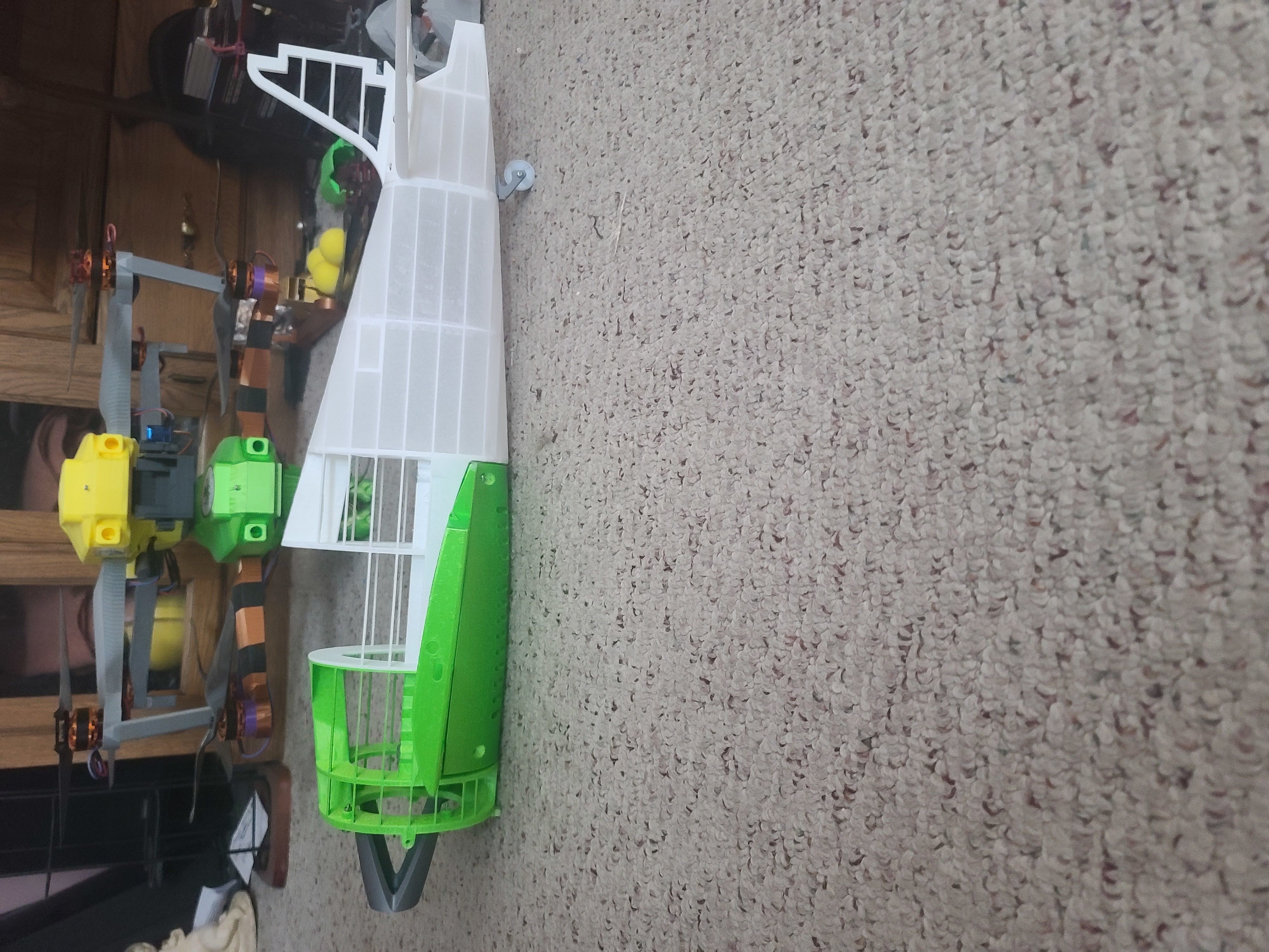 HellCat V3 RC Ready Aircraft 1000MM 3D print model_16