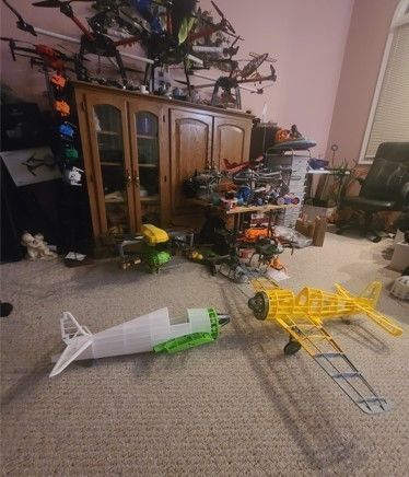 HellCat V3 RC Ready Aircraft 1000MM 3D print model_21