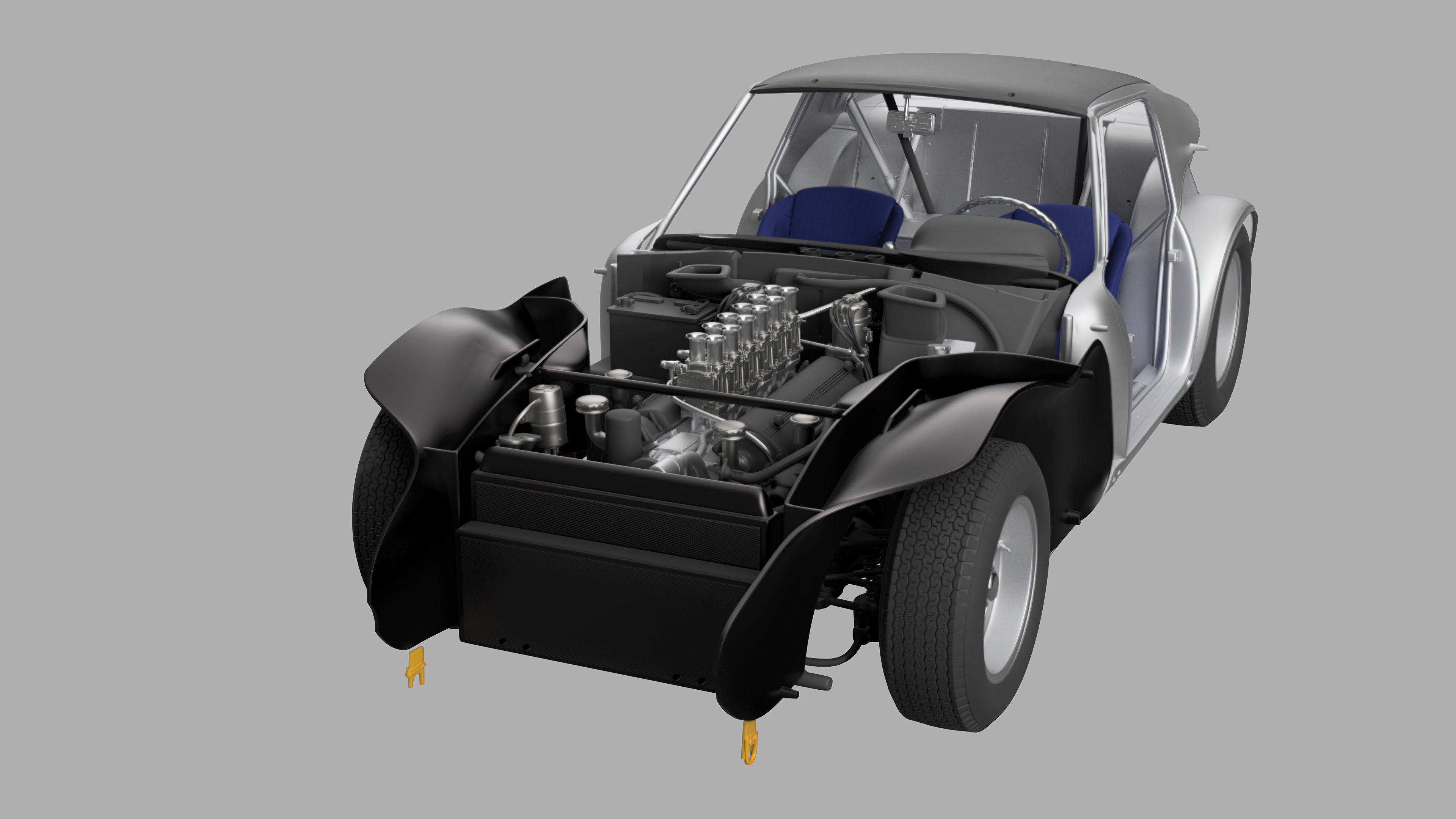 Ferrari 250 GTO - Car Kit - Base Kit 3D print model_5