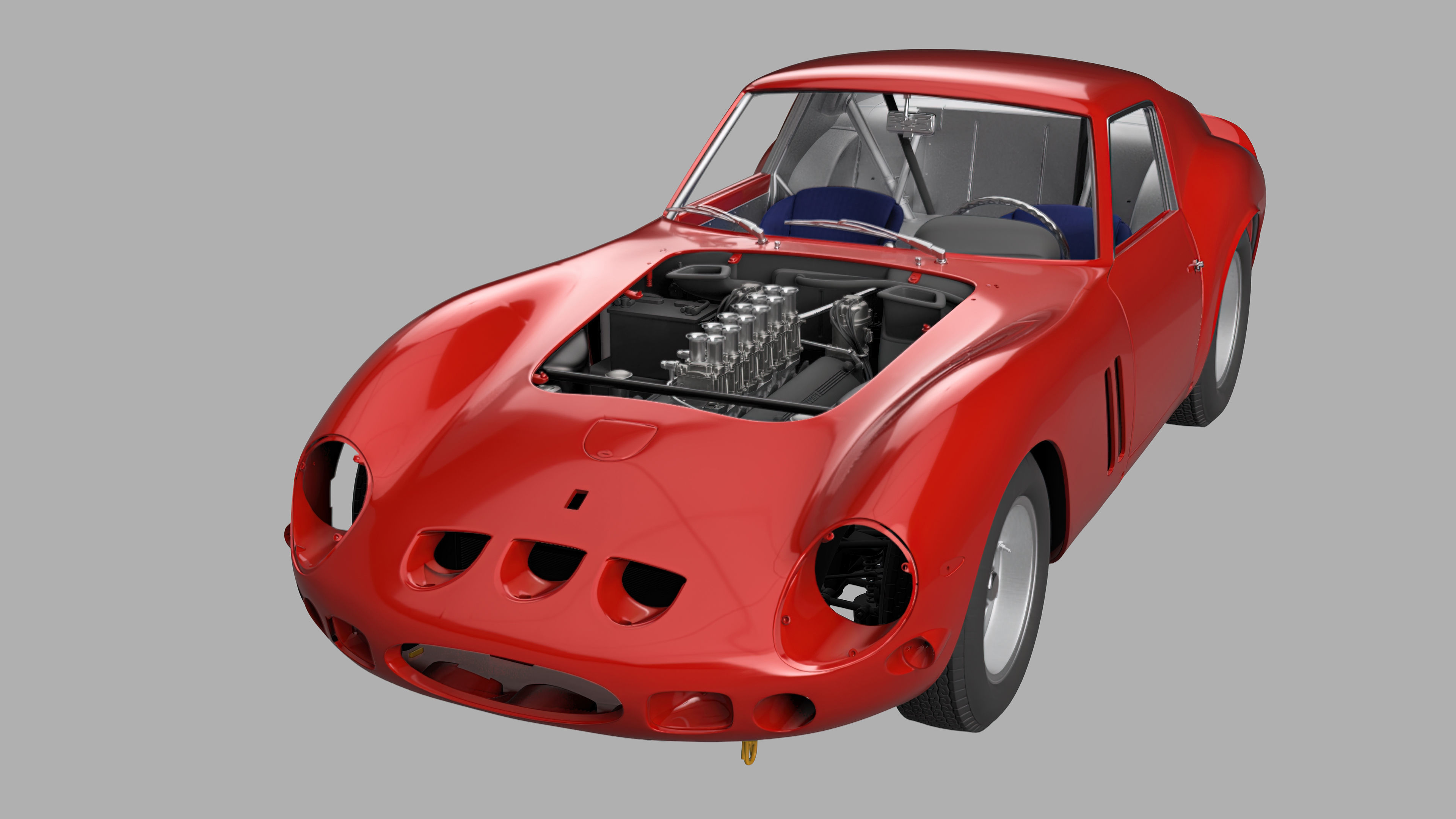Ferrari 250 GTO - Car Kit - Base Kit 3D print model_4