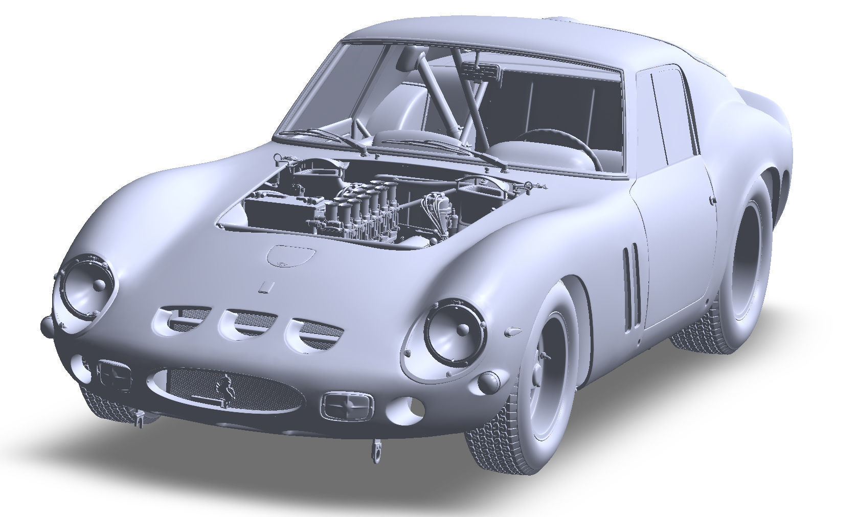 Ferrari 250 GTO - Car Kit - Base Kit 3D print model_48