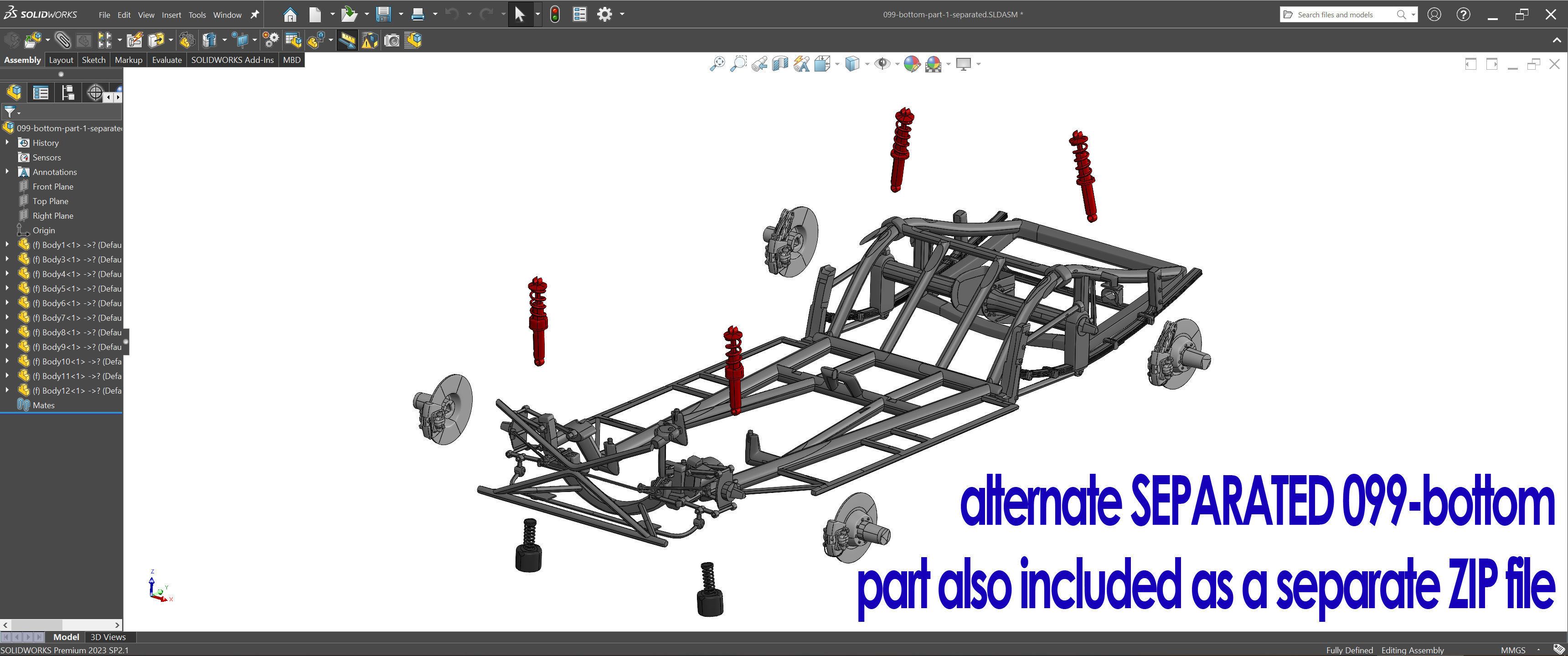Ferrari 250 GTO - Car Kit - Base Kit 3D print model_10