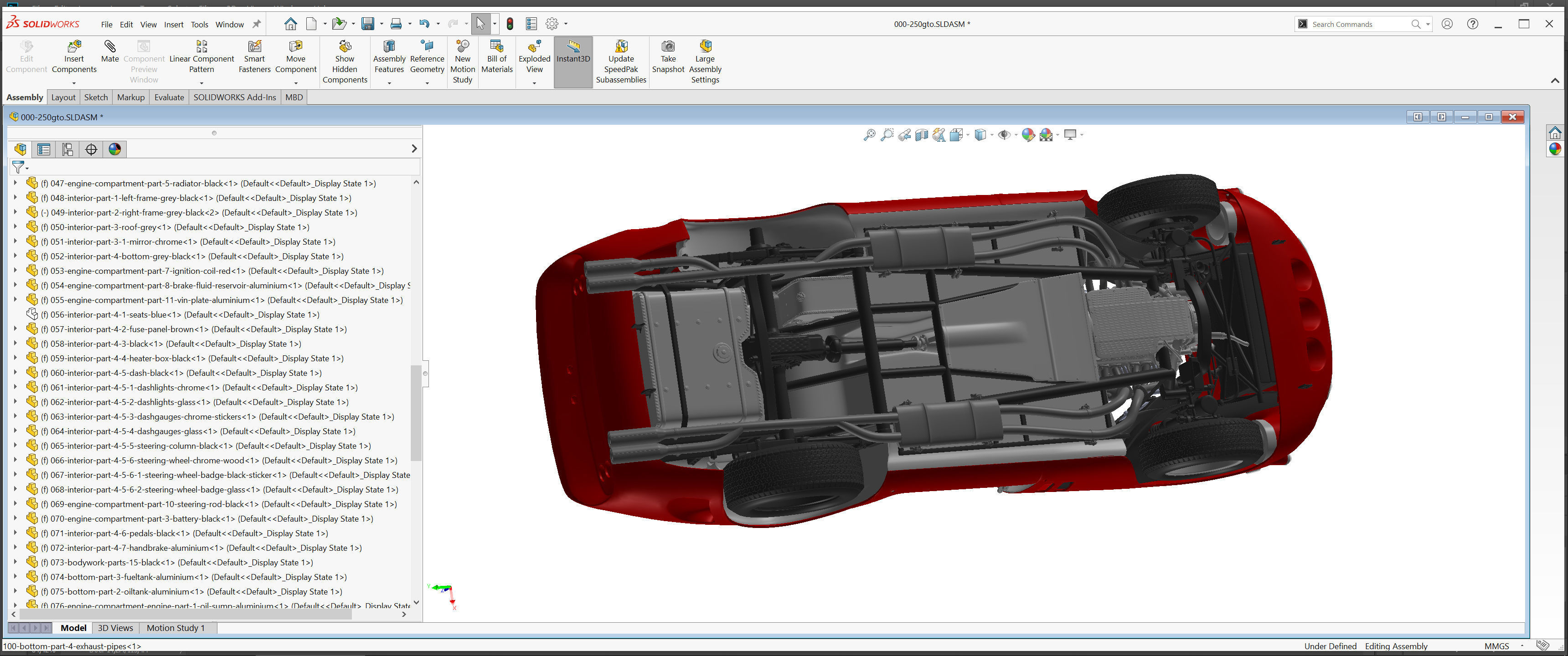 Ferrari 250 GTO - Car Kit - Base Kit 3D print model_41