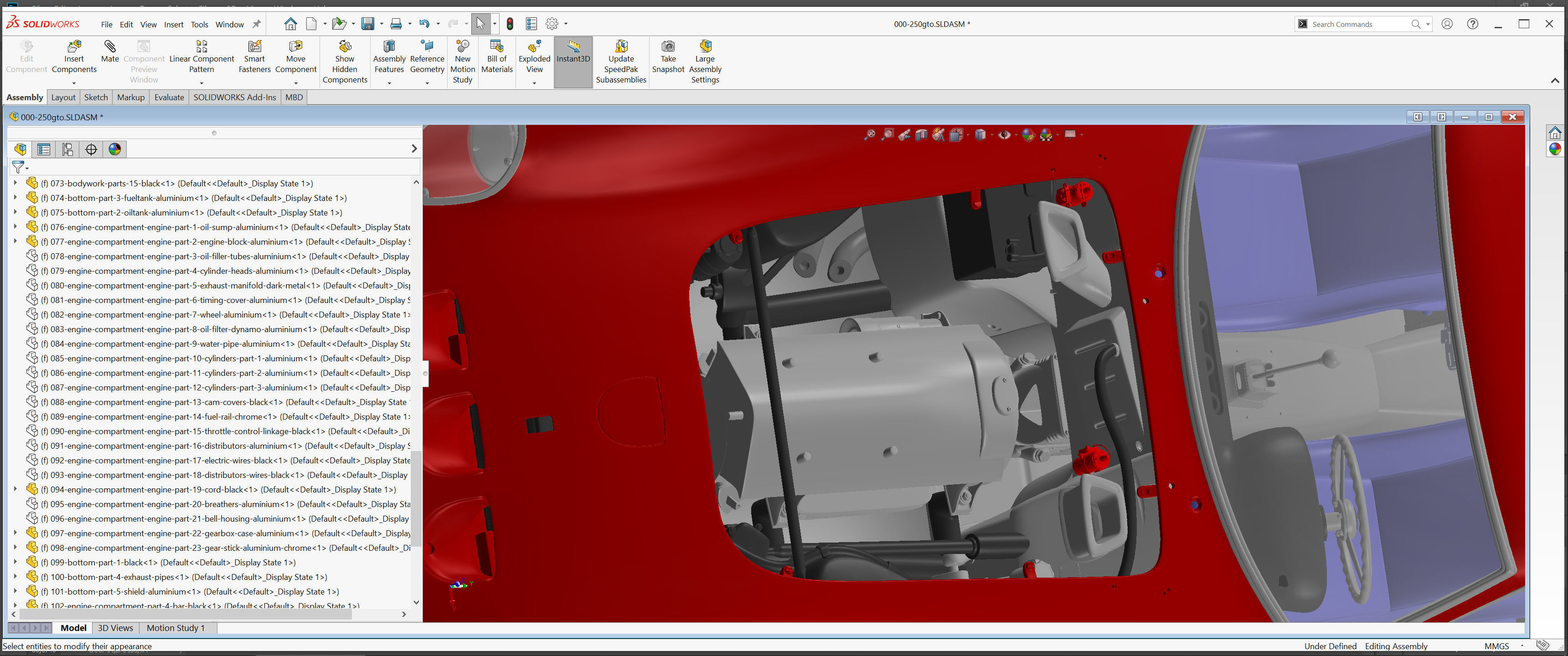 Ferrari 250 GTO - Car Kit - Base Kit 3D print model_22