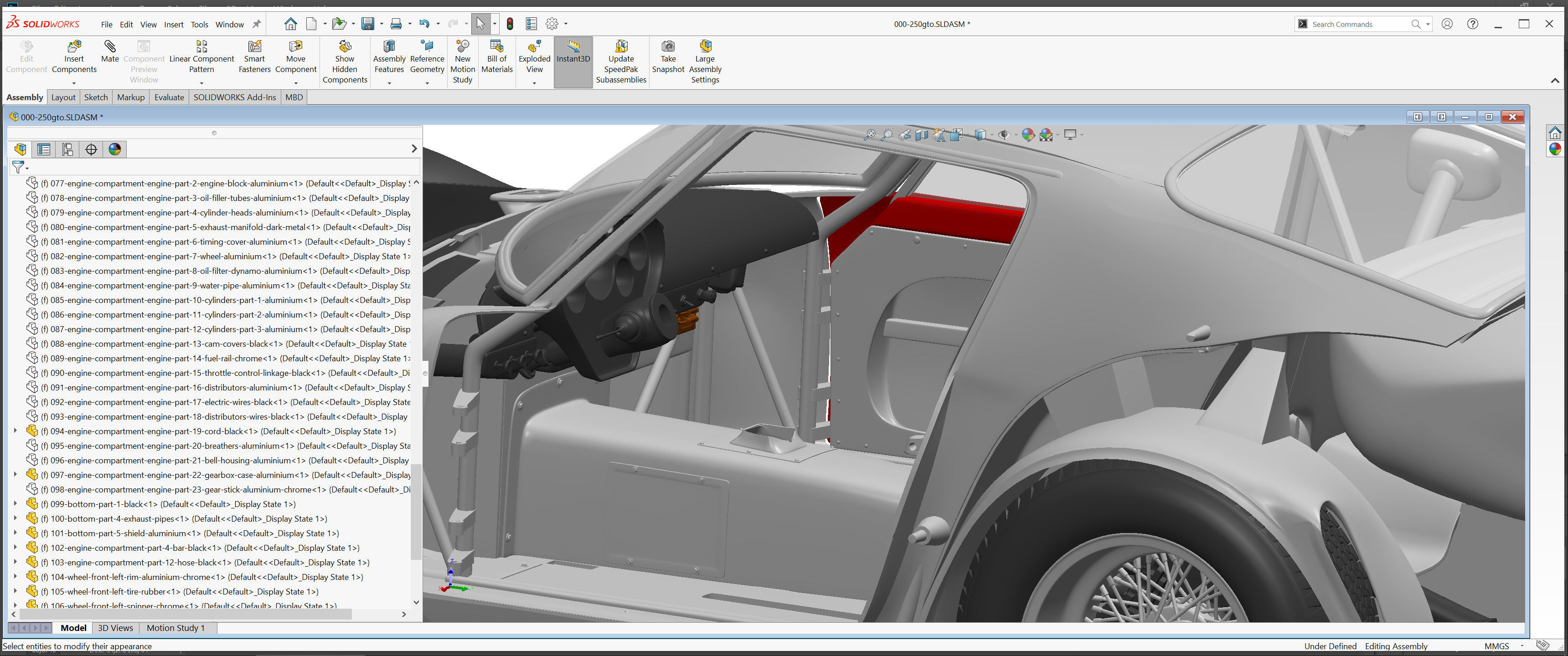 Ferrari 250 GTO - Car Kit - Base Kit 3D print model_25