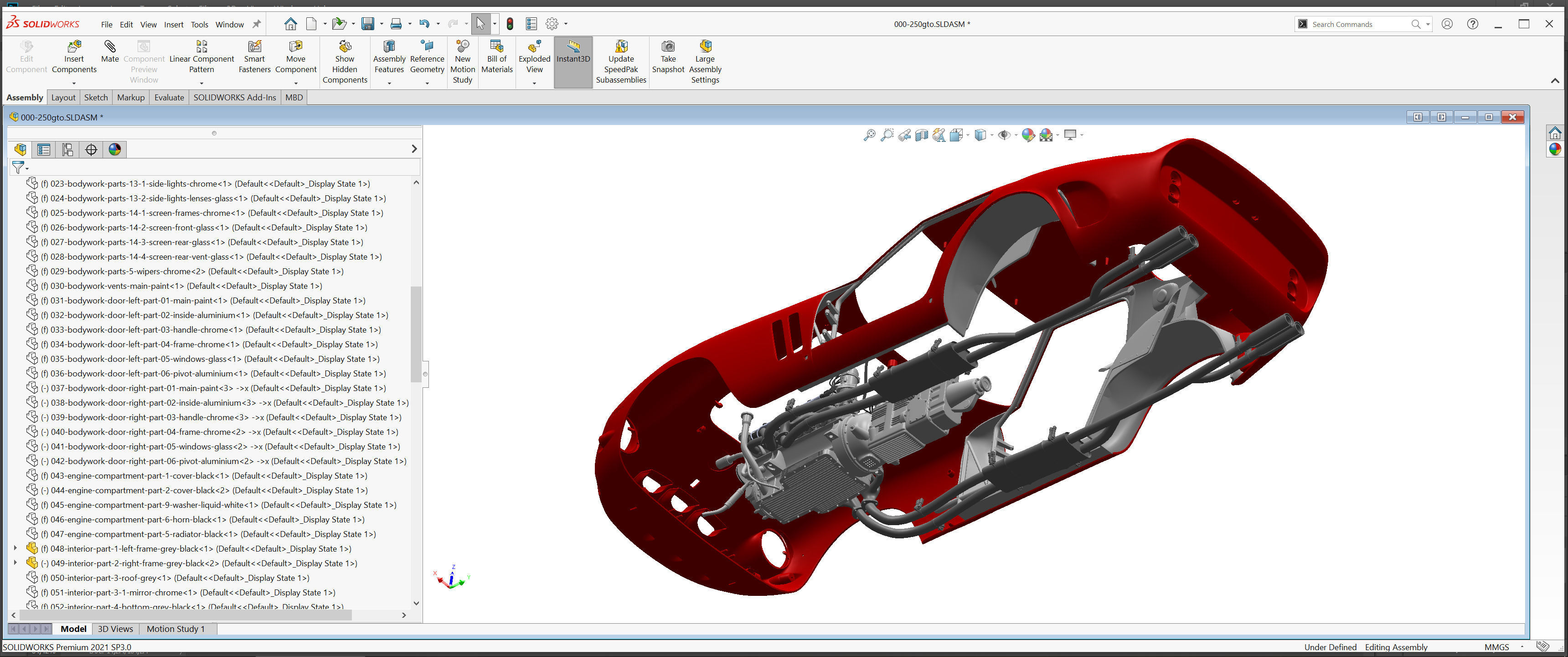 Ferrari 250 GTO - Car Kit - Base Kit 3D print model_34