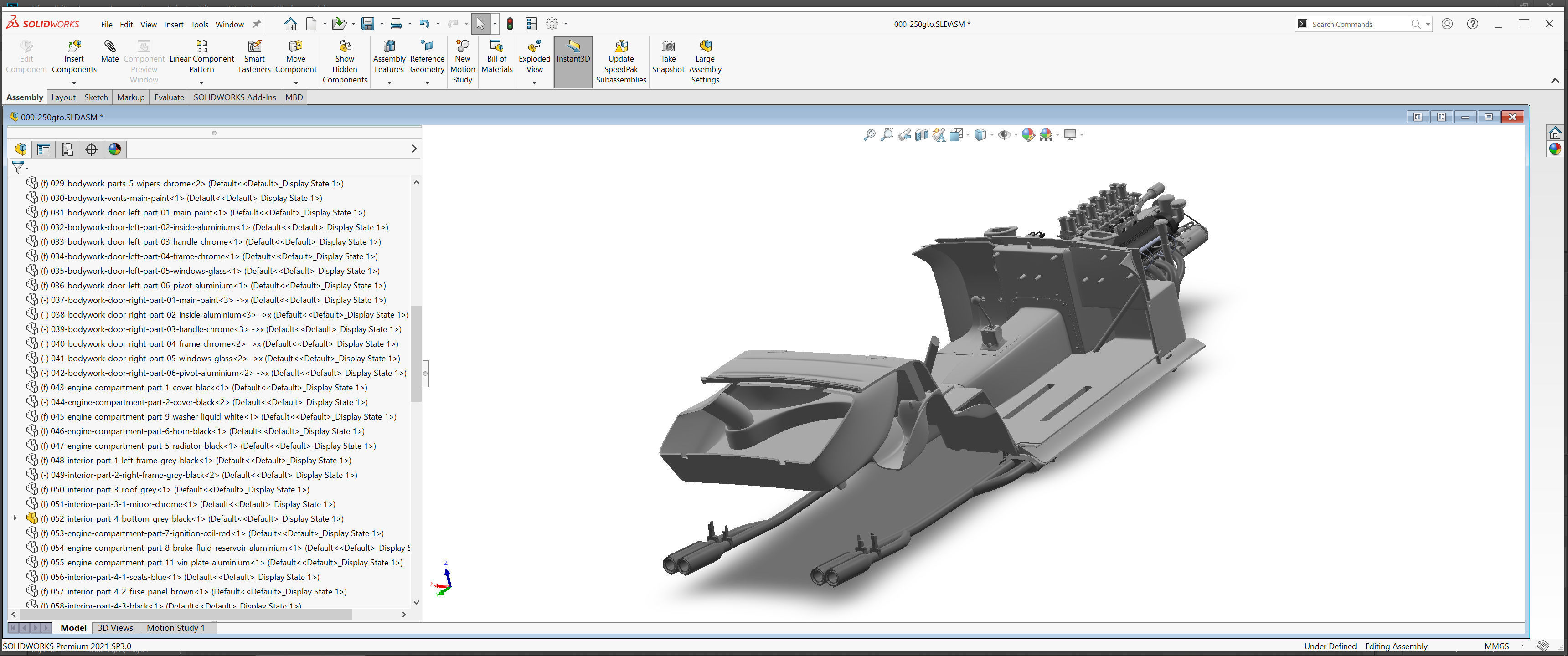Ferrari 250 GTO - Car Kit - Base Kit 3D print model_32