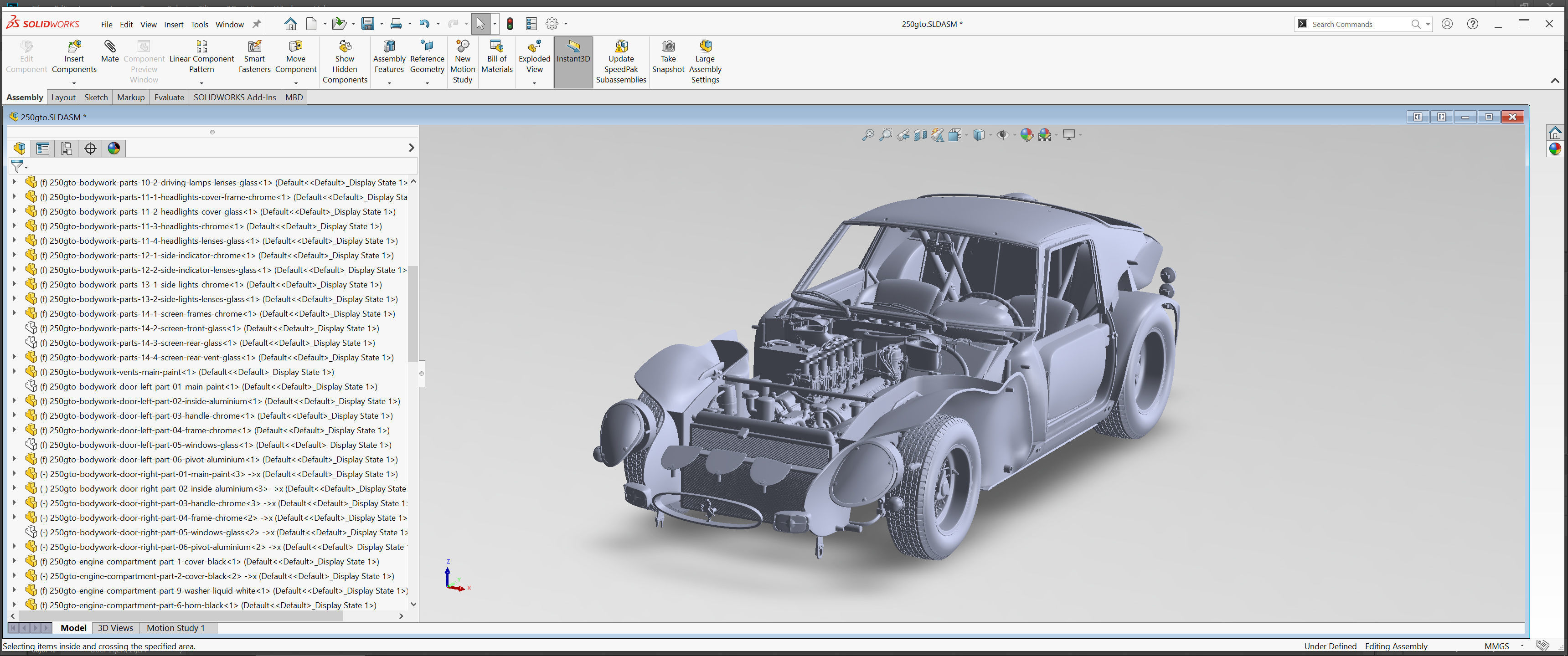 Ferrari 250 GTO - Car Kit - Base Kit 3D print model_49