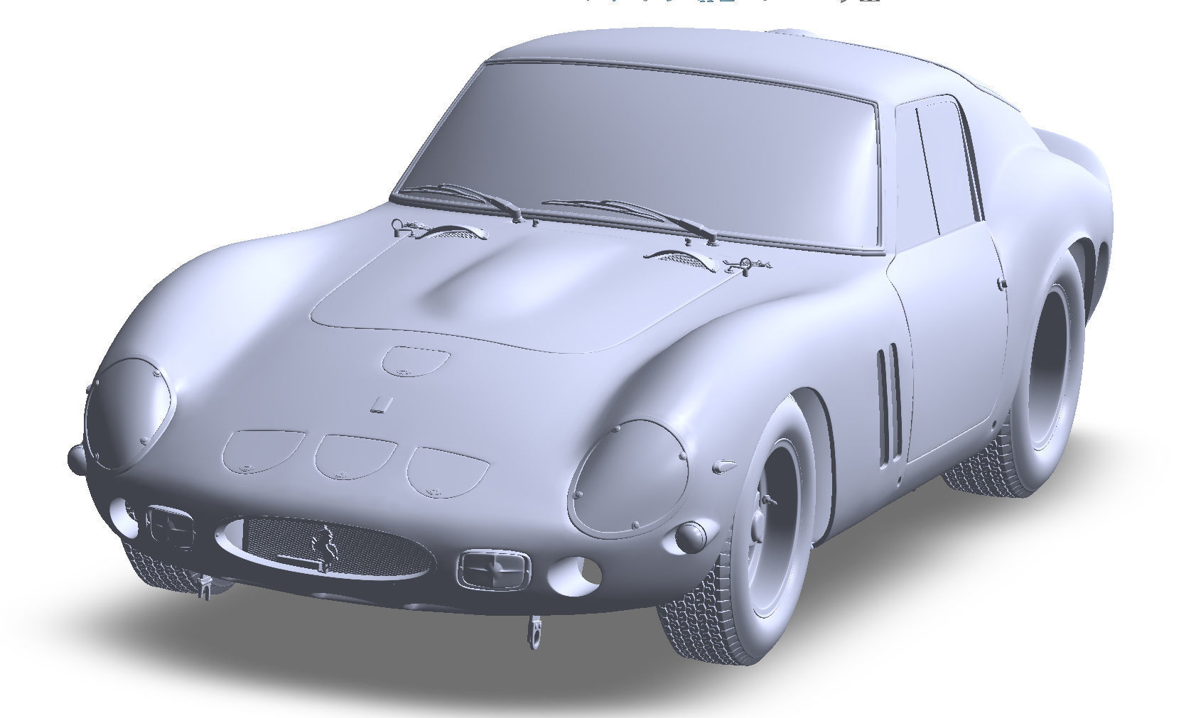Ferrari 250 GTO - Car Kit - Base Kit 3D print model_47