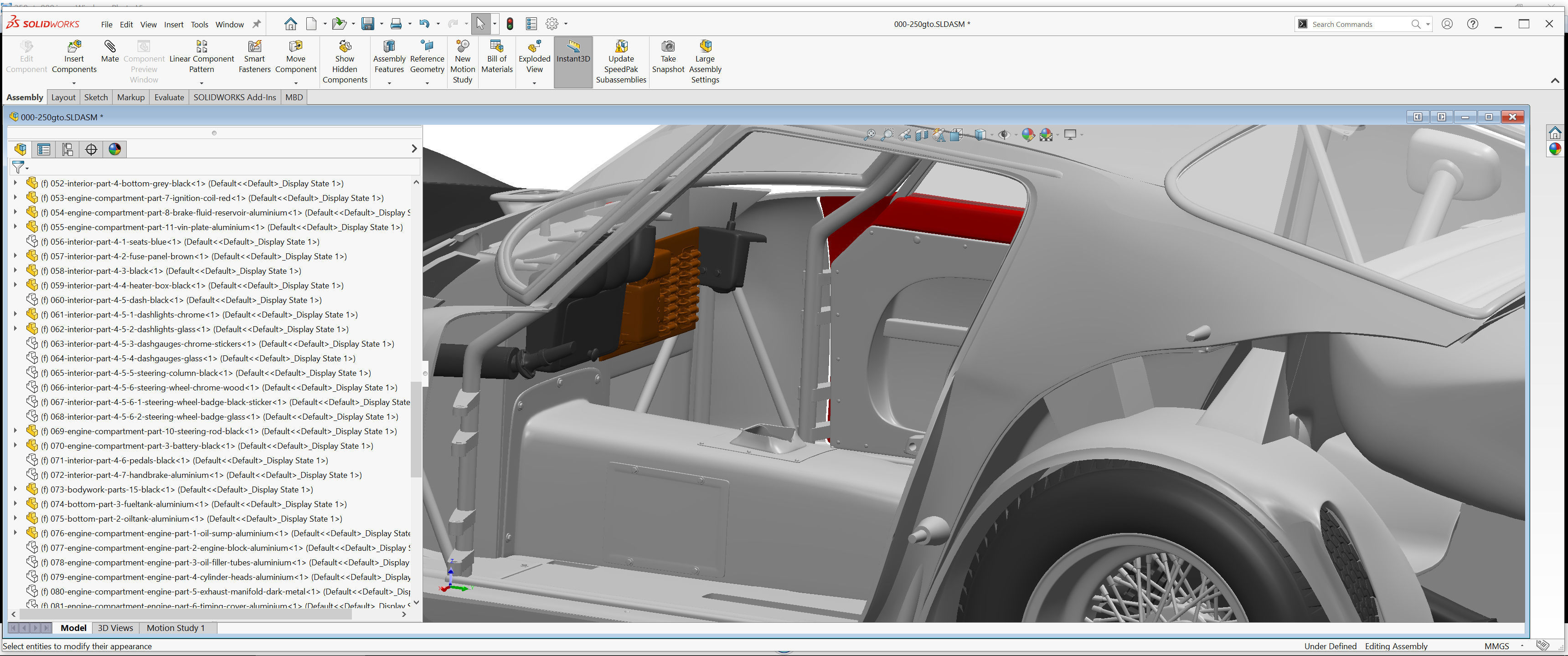Ferrari 250 GTO - Car Kit - Base Kit 3D print model_26