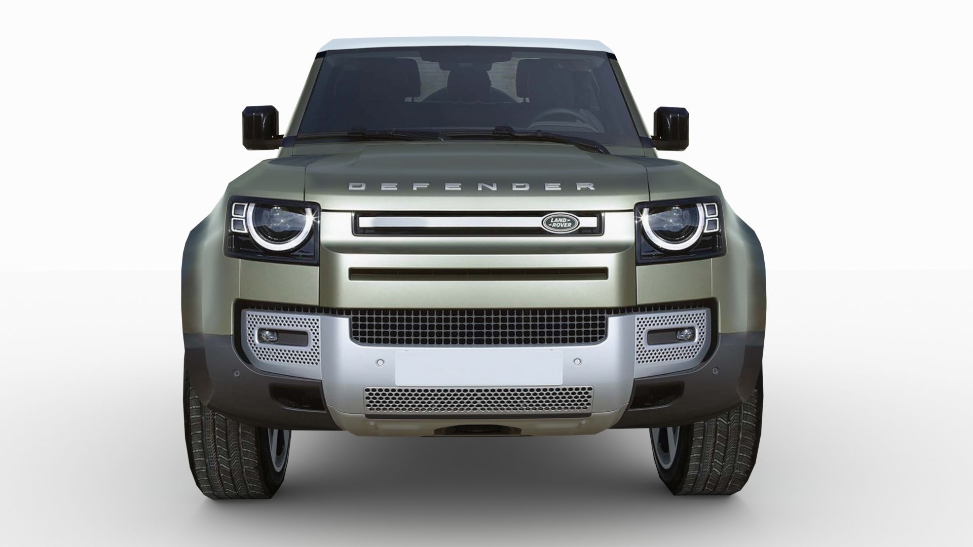 Land Rover Defender 90 2020 Low-poly 3D model_1