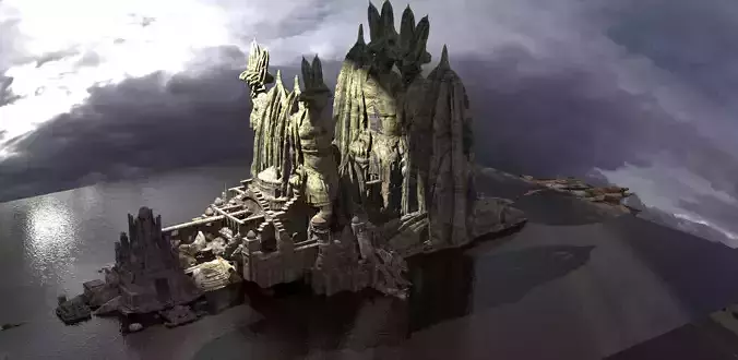Hidden Atlantis Entrance 3D model