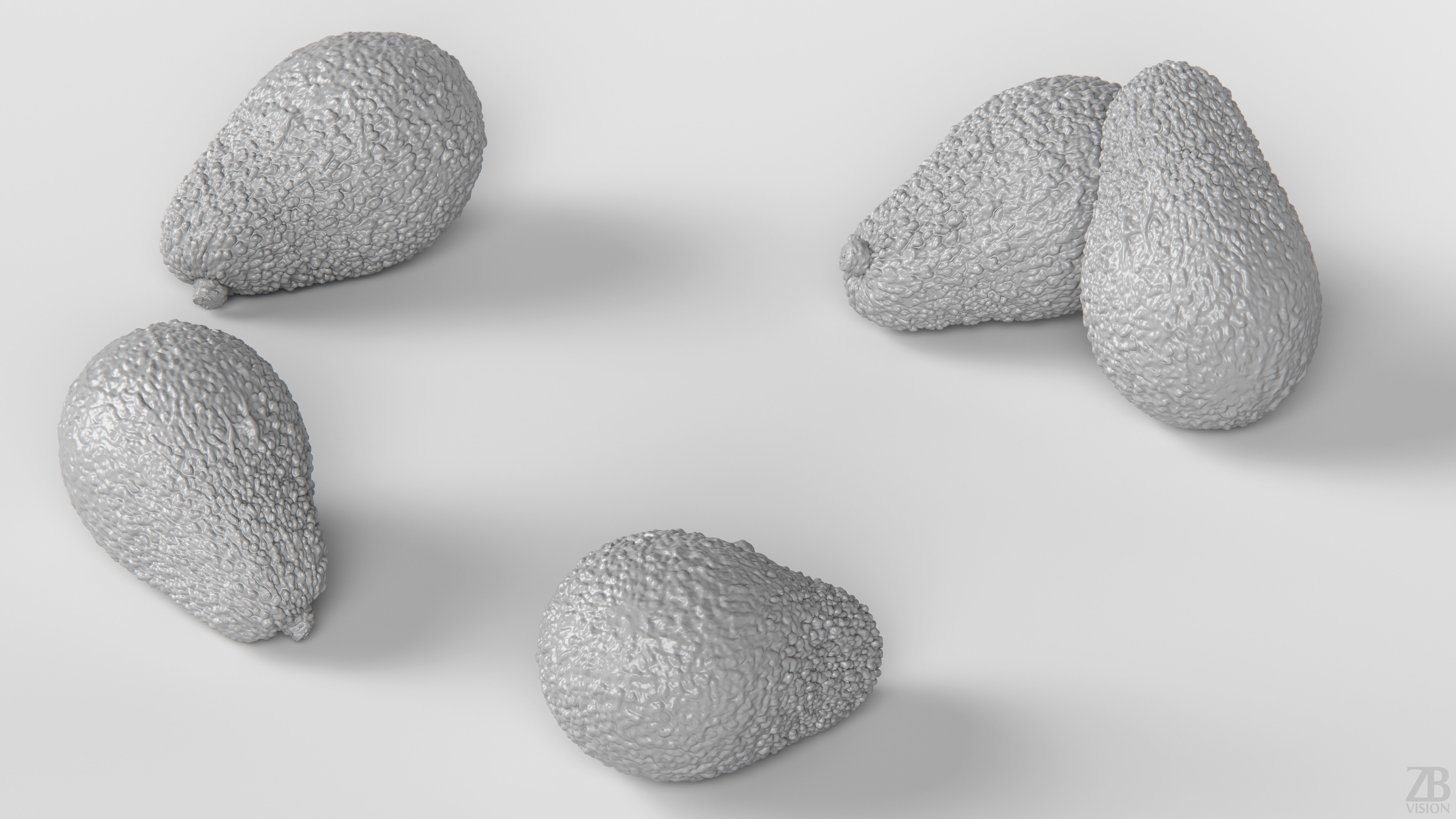 Avocado 3D model_3