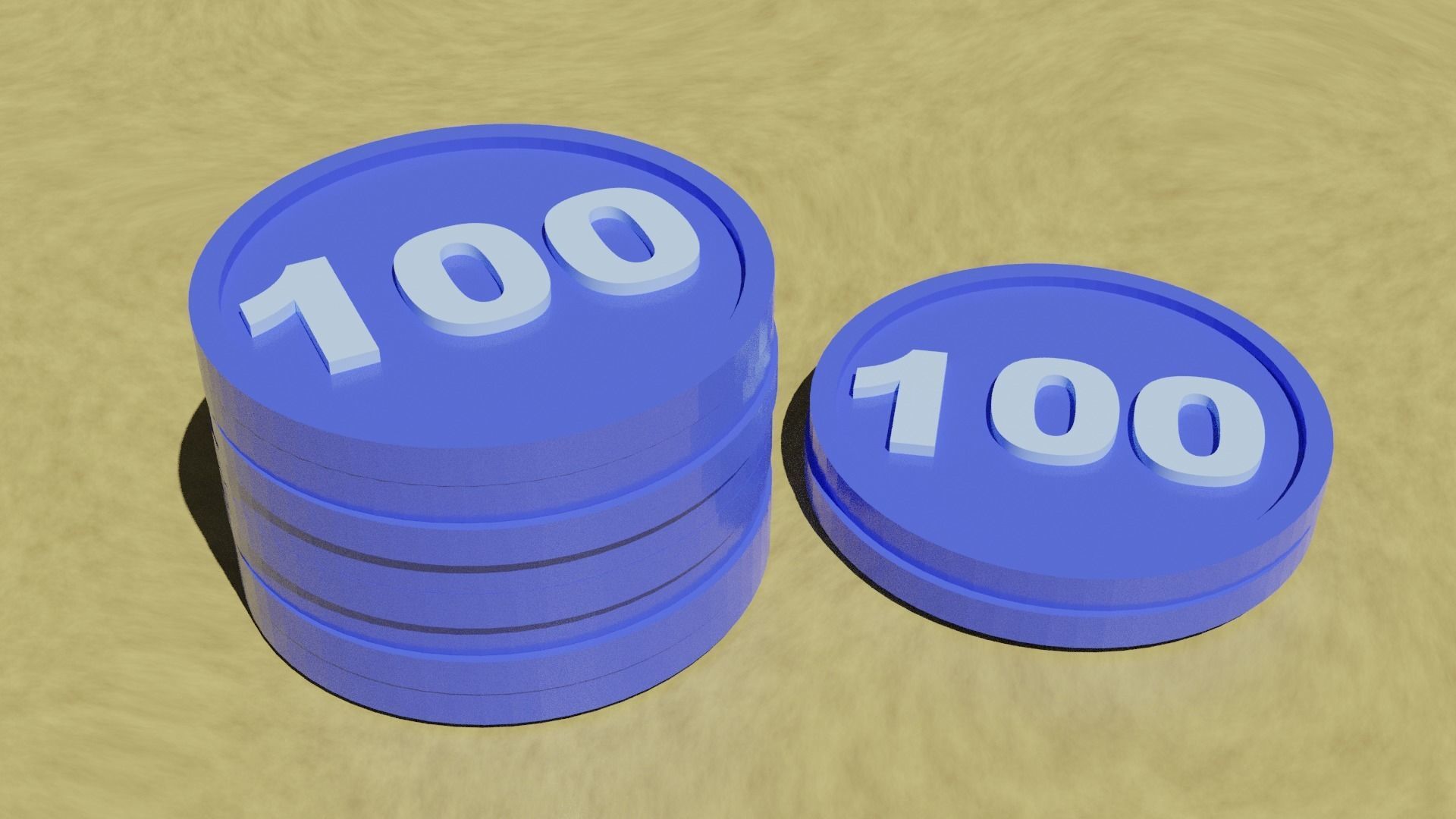 Poker Chips 3D print model_1