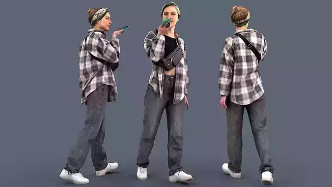 Just Idle Chit-Chatting 3D model