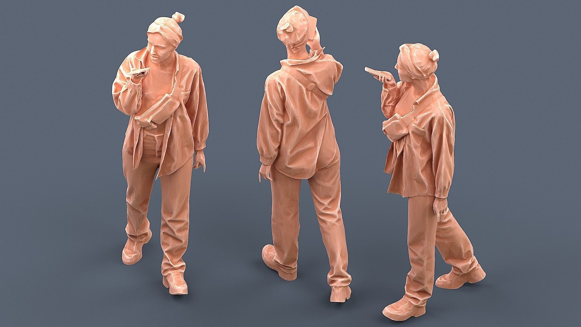Just Idle Chit-Chatting 3D model_6