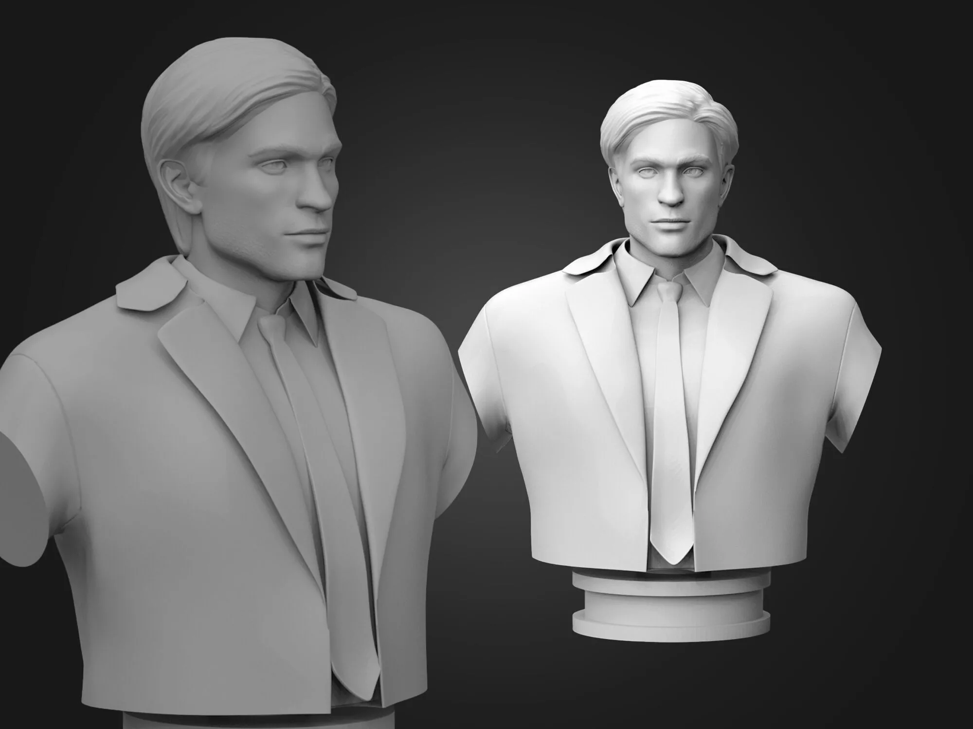 Robert Pattison 3D Printable Free 3D print model