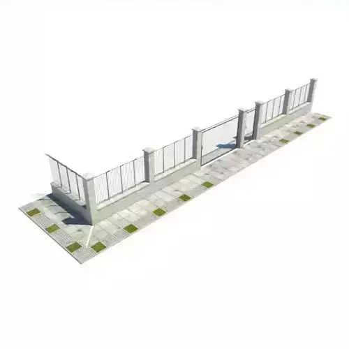 Compound Wall 3D model