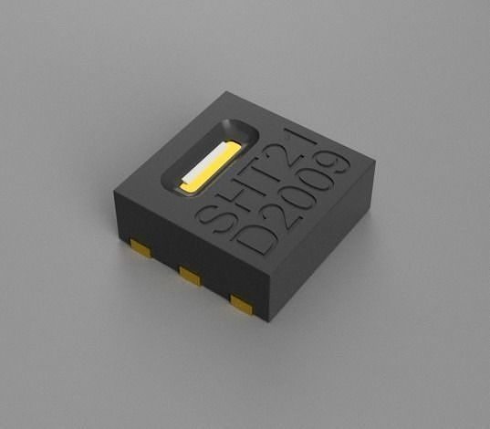 SHT 21 Chip Model 3D print model