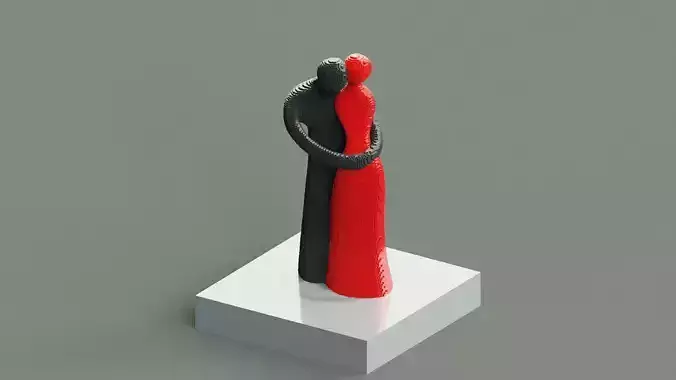 Love Couple Sculpture 
