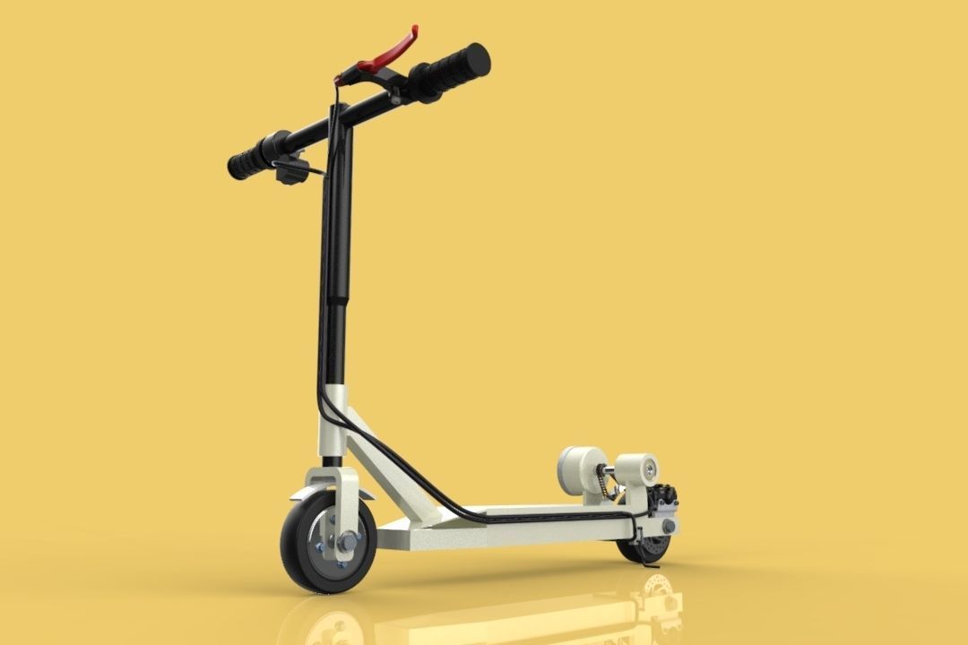 KICK SCOOTER ELECTRIC BIKE AUTOPED OTOPED 3D model_7