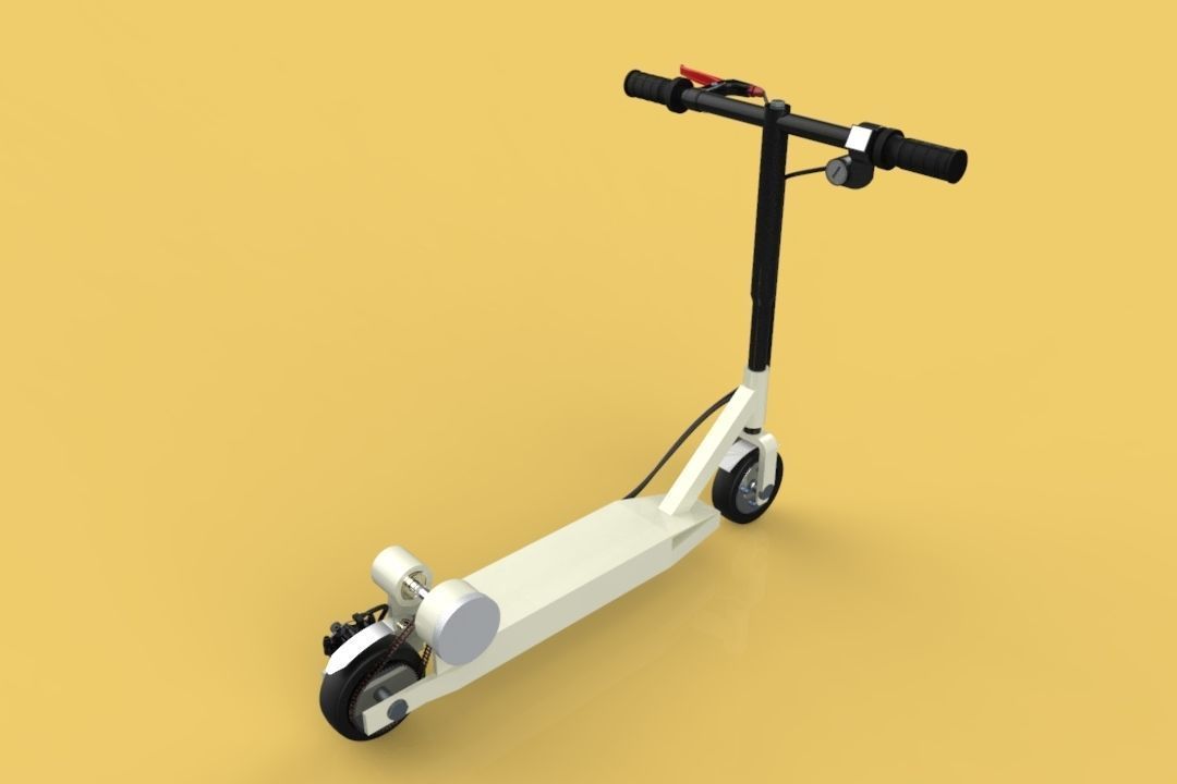 KICK SCOOTER ELECTRIC BIKE AUTOPED OTOPED 3D model_5