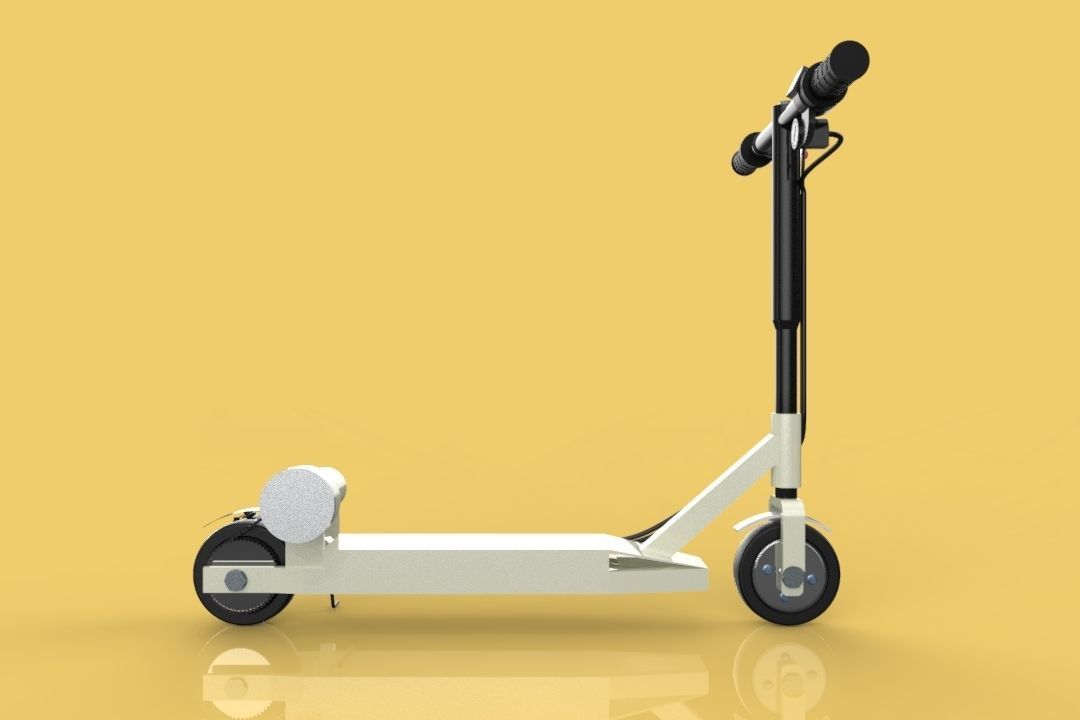 KICK SCOOTER ELECTRIC BIKE AUTOPED OTOPED 3D model_2