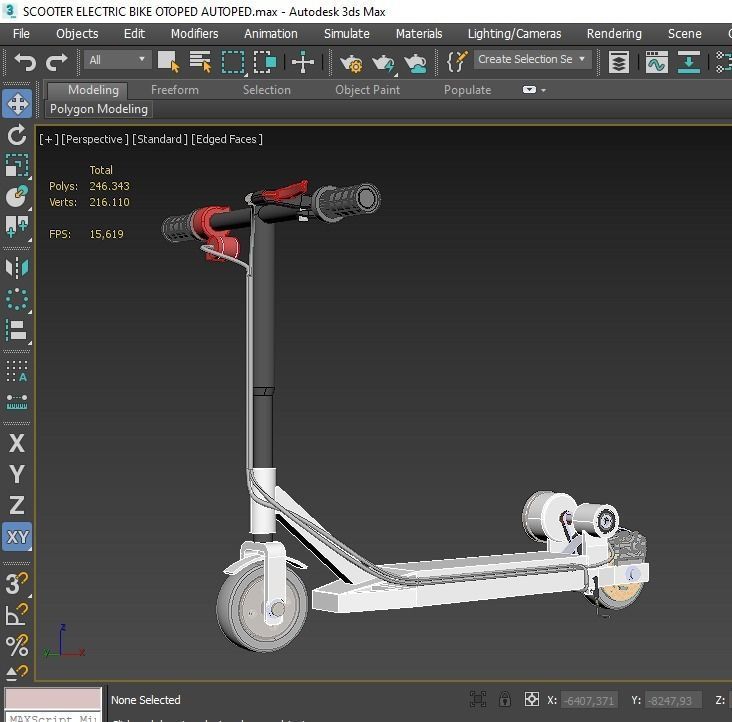 KICK SCOOTER ELECTRIC BIKE AUTOPED OTOPED 3D model_8
