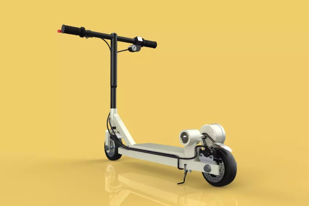 KICK SCOOTER ELECTRIC BIKE AUTOPED OTOPED 3D model_0