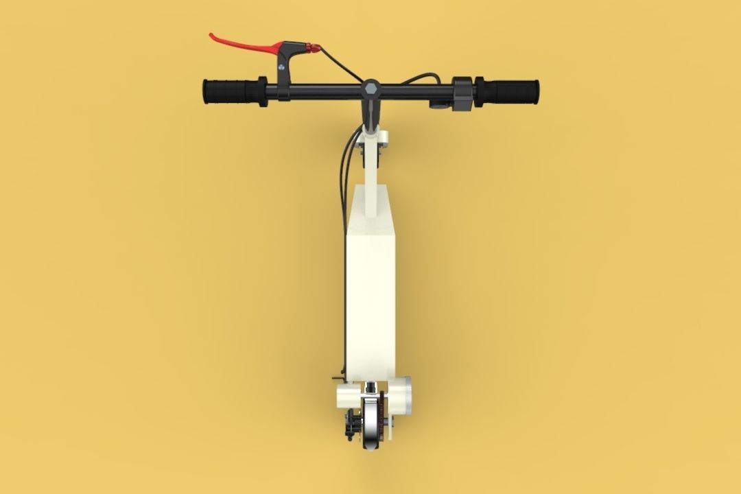 KICK SCOOTER ELECTRIC BIKE AUTOPED OTOPED 3D model_3