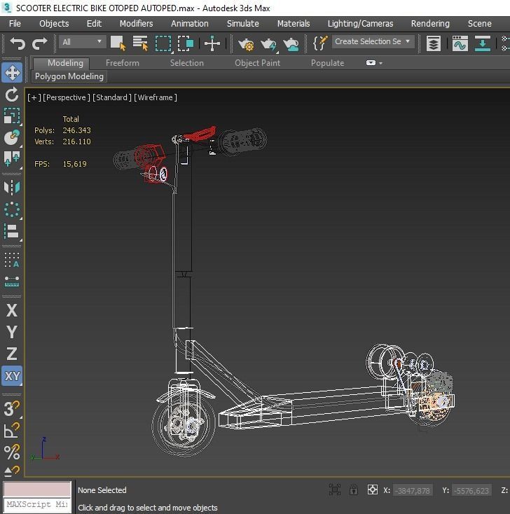 KICK SCOOTER ELECTRIC BIKE AUTOPED OTOPED 3D model_9