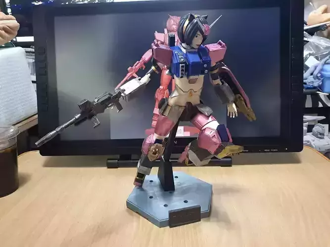 gundam MS girl 3D print model