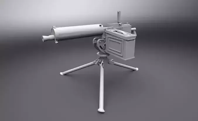 Browning 1917 Scale model