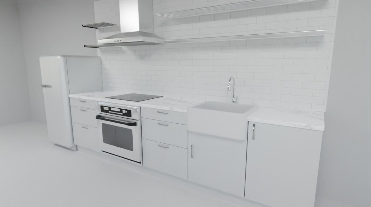 Kitchen Models 3D model_4