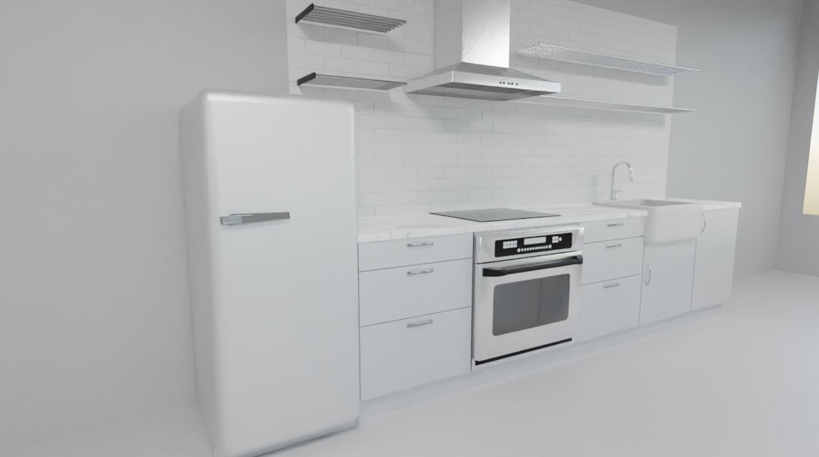 Kitchen Models 3D model_5