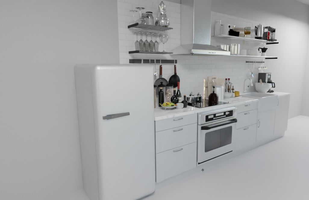 Kitchen Models 3D model_6