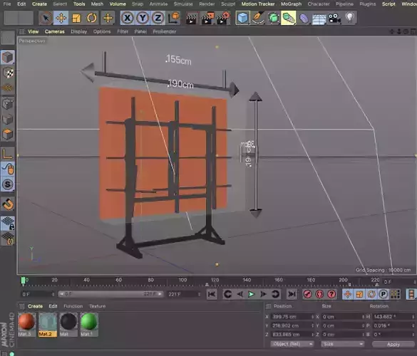 Hologram 9 pcs with stand and cover plastic for event 